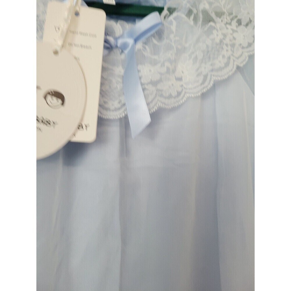 Girls Lace Blue Dress Size 120 US 5T NEW - Picture 3 of 8